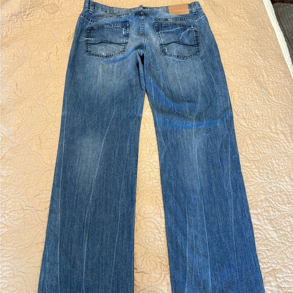 American Eagle Outfitters Dark Blue Denim Jeans - Picture 3 of 6